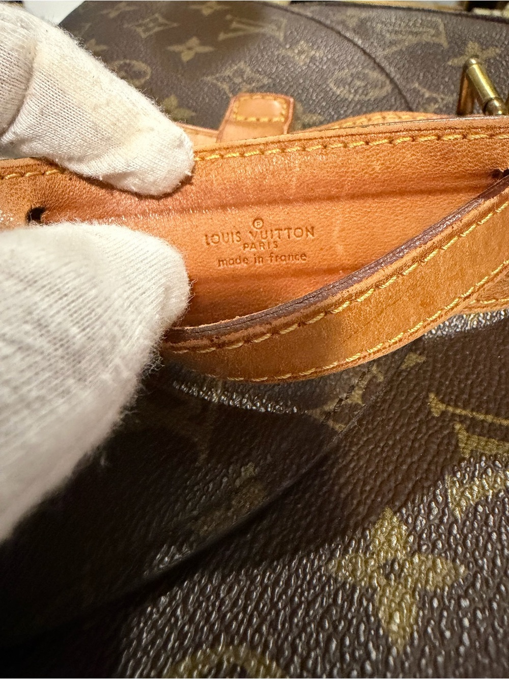Louis Vuitton Monogram Canvas Crossbody Bag in Brown - Picture 11 of 16